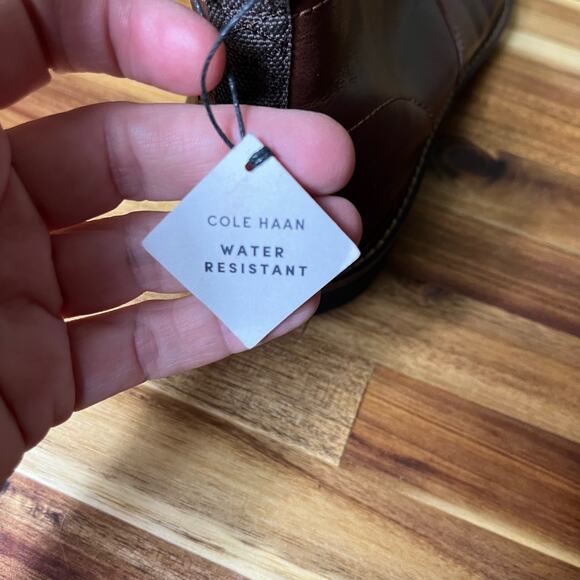 Cole Haan NWOB Midland Lug Sole Water Resistant Chukka Boots Men Size 7.5 New - Picture 10 of 13